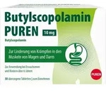 BUTYLSCOPOLAMIN PUREN 10 mg &uuml;berzogene Tab. 50 St