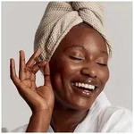 GLOV 100% Linen Hair Wrap - Brown