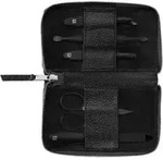 Zwilling Manik&uuml;re Pedik&uuml;re Set 5 tlg. mit Nagelschere schwarz