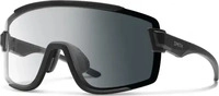 Smith Wildcat Matte Black +Bonus Lens Sonnenbrille cp phtchrmc clear to gry