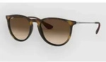 Ray-Ban Erika Rubber Havana Sonnenbrille poly brown gradient Gr. Uni