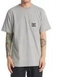 DC Star Pocket T-Shirt heather grey Gr. L
