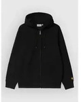 Carhartt WIP Chase Sweatjacke black / gold Gr. M