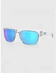 Oakley Sylas Polished Clear Sonnenbrille prizm sapphire Gr. Uni