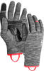 Ortovox Fleece Light Handschuhe black steel blend L Damen