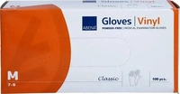 ABENA 4425, ABENA Vinyl-Handschuhe transparent, ungepudert VE 100 St&uuml;ck M,