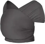 Ergobaby&reg; AURA WRAP Tragetuch Strick, 490 cm, schwarz