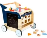 small foot Lauflernwagen Wal, mehrfarbig