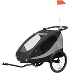 Hauck Fahrradanh&auml;nger Dryk Duo Plus, schwarz