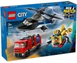 LEGO&reg; CITY 60462 Kombinationsset mit Hubschrauber, L&ouml;schauto und U-Boot, mehrfarbig