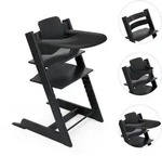 Stokke&reg; Tripp Trapp&reg; Bundle Treppenhochstuhl inklusive Babyset & Tray, schwarz