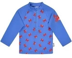 Sterntaler Badeshirt langarm mit UV-Schutz Krabben, blau | rot, 110