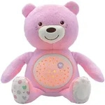 Chicco Kuscheltier Baby B&auml;r mit Lichtprojektion, rosa