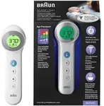 BRAUN No touch + Stirnthermometer mit Age Precision&reg; BNT 400, weiss