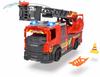 Dickie Toys Feuerwehr Scania mit Drehleiter, rot