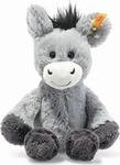 Steiff 73922, Steiff Kuscheltier Esel Dinkie Soft Cuddly Friends 20cm grau