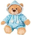 Hermann Teddy Collection Kuscheltier Schlafanzugb&auml;r 30 cm, hellblau
