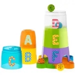Chicco Stapelbecher mit Kugelbahn 2in1, mehrfarbig