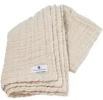 Nordic coast company Babydecke Musselin 80x80 cm, natur