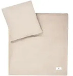 Julius Z&ouml;llner Bettw&auml;sche Terra Musselin 35x40 / 80x80 cm, beige