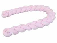babybay® Nestchenschlange geflochten 180 cm für alle Beistellbetten, rosa