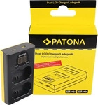 PATONA Dual LCD USB Ladeger&auml;t f&uuml;r Fuji NP-W235