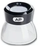 AP Lupe 8x mit transp. Standfu&szlig;