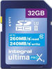 INTEGRAL SDHC-Card 32GB Ultima Pro V90 (280/240MB/s) (Class 10)