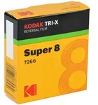 KODAK TRI-X-Umkehrfilm 8mm f&uuml;r Super 8 Schmalfilmkameras