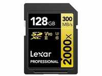 LEXAR SDXC-Card 128GB Professional UHS-II (U3) (2000x) Class 10