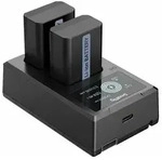 SMALLRIG 3818 NP-FW50 Kit bestehend aus 2x Kameraakku und Ladeschale