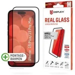 Displex Full Cover Schutzglas für Iphone 15 Pro Max/15 Plus Eco-Montagerahmen, volle Displex Full Cover Schutzglas für Iphone 15 Pro Max/15 Plus Eco-Montagerahmen, volle