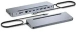 i-tec USB-C Metal Ergonomic 4K 3x Display Docking Station with P