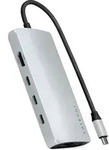 Satechi USB-C Multiport Adapter 8K with Ethernet V3 silver