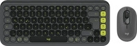 Logitech 920-013106, Logitech Pop Icon Combo Tastatur mit Maus, Grafit und Gr&uuml;n