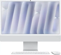 Apple MWUV3D/A, Apple iMac MWUV3D/A Silber 61cm(24'') M4 10-Core Chip, 10-Core GPU,