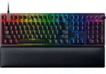 Razer Huntsman V2 Gaming Tastatur (lila Switches) - optische Gaming Tastatur, Clicky