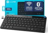 JLab IEUDEKGOKEYBRBLK4, JLab GO Wireless Bluetooth-Tastatur, DE-Layout Mehrere