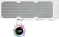 Lian Li GHS2LCD36W, Lian Li HYDROSHIFT II LCD-C 360N wei&szlig; | AiO-Wasserk&uuml;hlung
