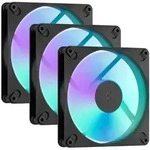 Fractal Design Dynamic 3 14 RGB 3-Pack Black | Geh&auml;usel&uuml;fter