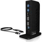 ICYBOX USB Type-C & Type-A Dock mit zweifachem Videoausgang
