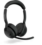 Jabra Evolve2 55, Stereo-Bluetooth-Headset, 4 Mikrofone MS Teams zertifiziert, Aktive