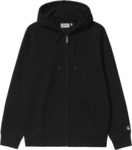 Carhartt WIP Hooded Chase Kapuzenjacke (black / gold) - S