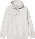 Carhartt WIP Hooded Chase Sweat (ash heather / gold) - S