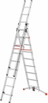 Hailo ProfiLOT 2x9 + 1x8 Sprossen Kombileiter S100 | Neue Norm - Art-Nr: 9309507