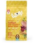 WOW Junior Gefl&uuml;gel mit Karotten Hundetrockenfutter 12 Kilogramm
