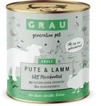grau Katze 800 Gramm Katzennassfutter 6 x 800 Gramm Pute & Lamm
