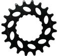 KMC Steck-Zahnkranz 18 Z&auml;hne 1/2" x 11/128" CrMo schwarz