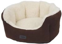 NOBBY Komfortbett oval KAMBA Komfortbett oval KAMBA braun 45 x 40 x 19 cm