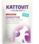 KATTOVIT Feline Diet Sensitive 85g Beutel Katzennassfutter Di&auml;tnahrung 24 x 85 Gramm